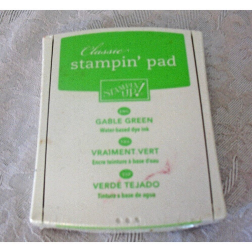 Stampin'Up! GABLE GREEN old style foam stamp pad NEW